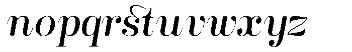Rustand Soft Semi Expanded Italic Font LOWERCASE