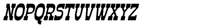Rustem Italic Font UPPERCASE