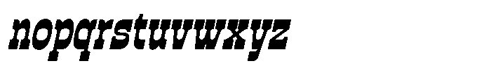 Rustem Italic Font LOWERCASE