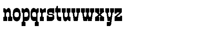 Rustem Regular Font LOWERCASE