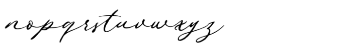 Rusthand Font LOWERCASE
