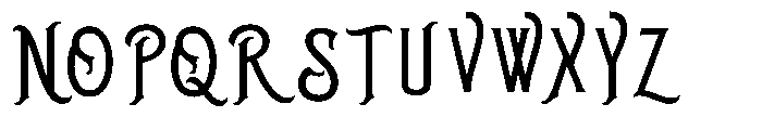 Rusther Regular Font UPPERCASE