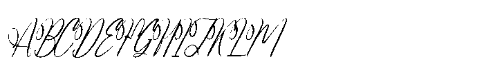Rustic Astera Regular Font UPPERCASE