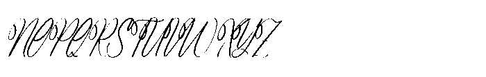 Rustic Astera Regular Font UPPERCASE