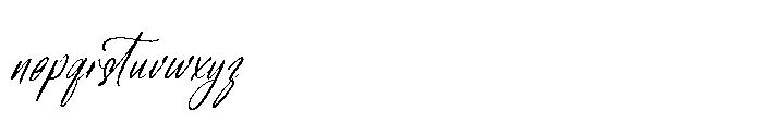 Rustic Astera Regular Font LOWERCASE