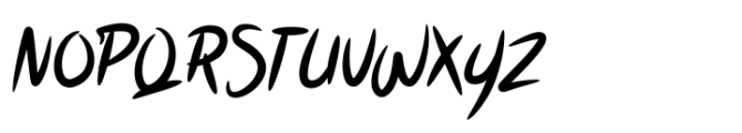 Rustic Brushed Regular Font UPPERCASE