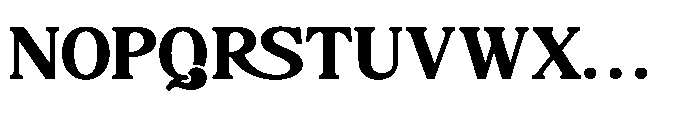 Rustic Cuntry Regular Font UPPERCASE