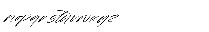 Rustic Diary Italic Font LOWERCASE