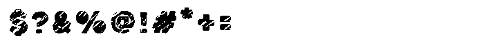 Rustic Grace Display Regular Font OTHER CHARS