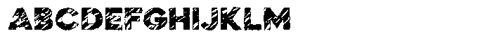 Rustic Grace Display Regular Font UPPERCASE
