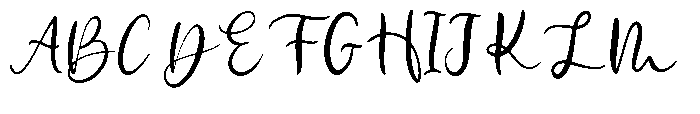 Rustic Grace Display Rustic grace script Regular Font UPPERCASE