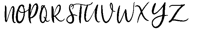 Rustic Grace Display Rustic grace script Regular Font UPPERCASE