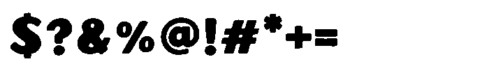 Rustic Graytone Sans Font OTHER CHARS