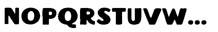 Rustic Graytone Sans Font LOWERCASE