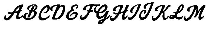Rustic Graytone Script Font UPPERCASE