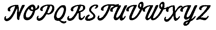 Rustic Graytone Script Font UPPERCASE