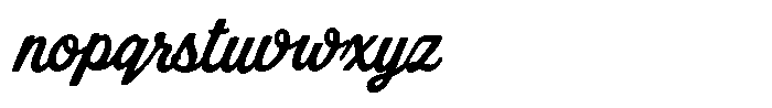 Rustic Graytone Script Font LOWERCASE