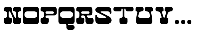 Rustic Revolver Font UPPERCASE