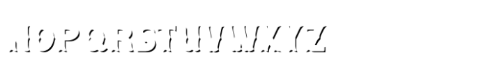 Rustic Rodeo Shadow FX Font LOWERCASE