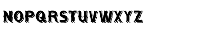 Rustic Rodeo Shadow Font LOWERCASE