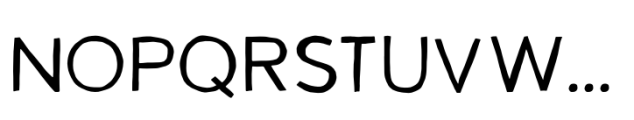 Rustic TC Sans Solid Light Font UPPERCASE