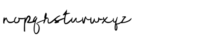 Rustic TC Script Light Font LOWERCASE
