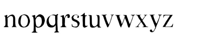 Rustic TC Solid Light Font LOWERCASE