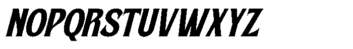 Rustic Vintage Italic Font UPPERCASE