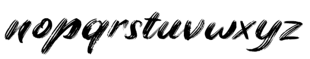 Rustical Regular Font LOWERCASE
