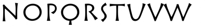 Rusticana Roman Font LOWERCASE