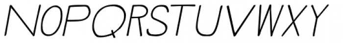 Rustick Bold Italic Font LOWERCASE