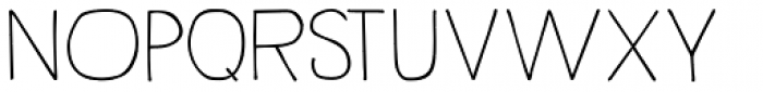 Rustick Semi Bold Font UPPERCASE