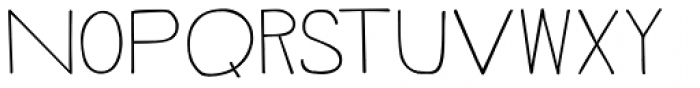 Rustick Semi Bold Font LOWERCASE
