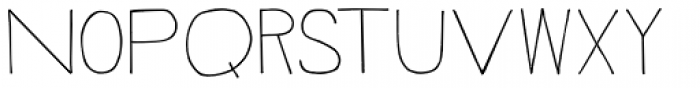 Rustick Font LOWERCASE