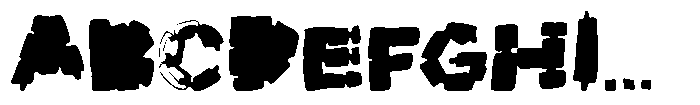 Rustiechains Font UPPERCASE