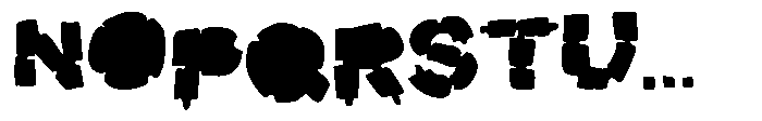 Rustiechains Font UPPERCASE