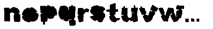 Rustiechains Font LOWERCASE