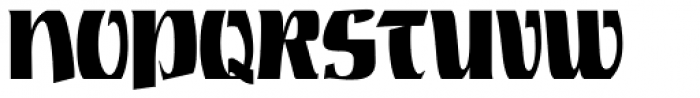 Rustikalis DT Black Font UPPERCASE