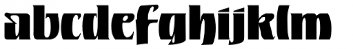 Rustikalis DT Black Font LOWERCASE