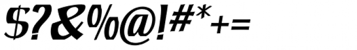 Rustikalis DT Medium Oblique Font OTHER CHARS