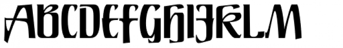 Rustikalis DT Medium Font UPPERCASE