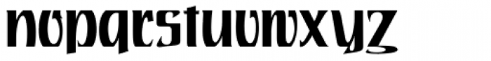 Rustikalis DT Medium Font LOWERCASE