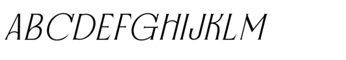 Rustin Italic Font UPPERCASE