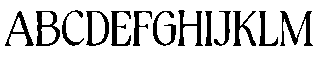 Rustique Serif Regular Font UPPERCASE