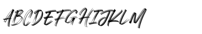 Rustlime Brush Font UPPERCASE