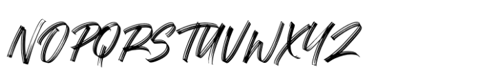 Rustlime Brush Font UPPERCASE