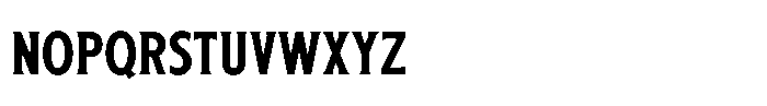 Rustvale Serif Bold Regular Font UPPERCASE