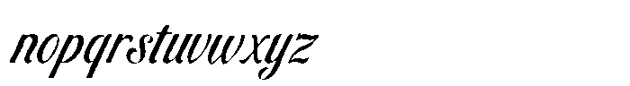 Rusty Court Script Font LOWERCASE