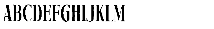 Rusty Court Serif Font UPPERCASE