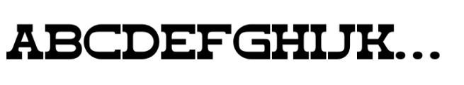 Rusty Duty Regular Font UPPERCASE